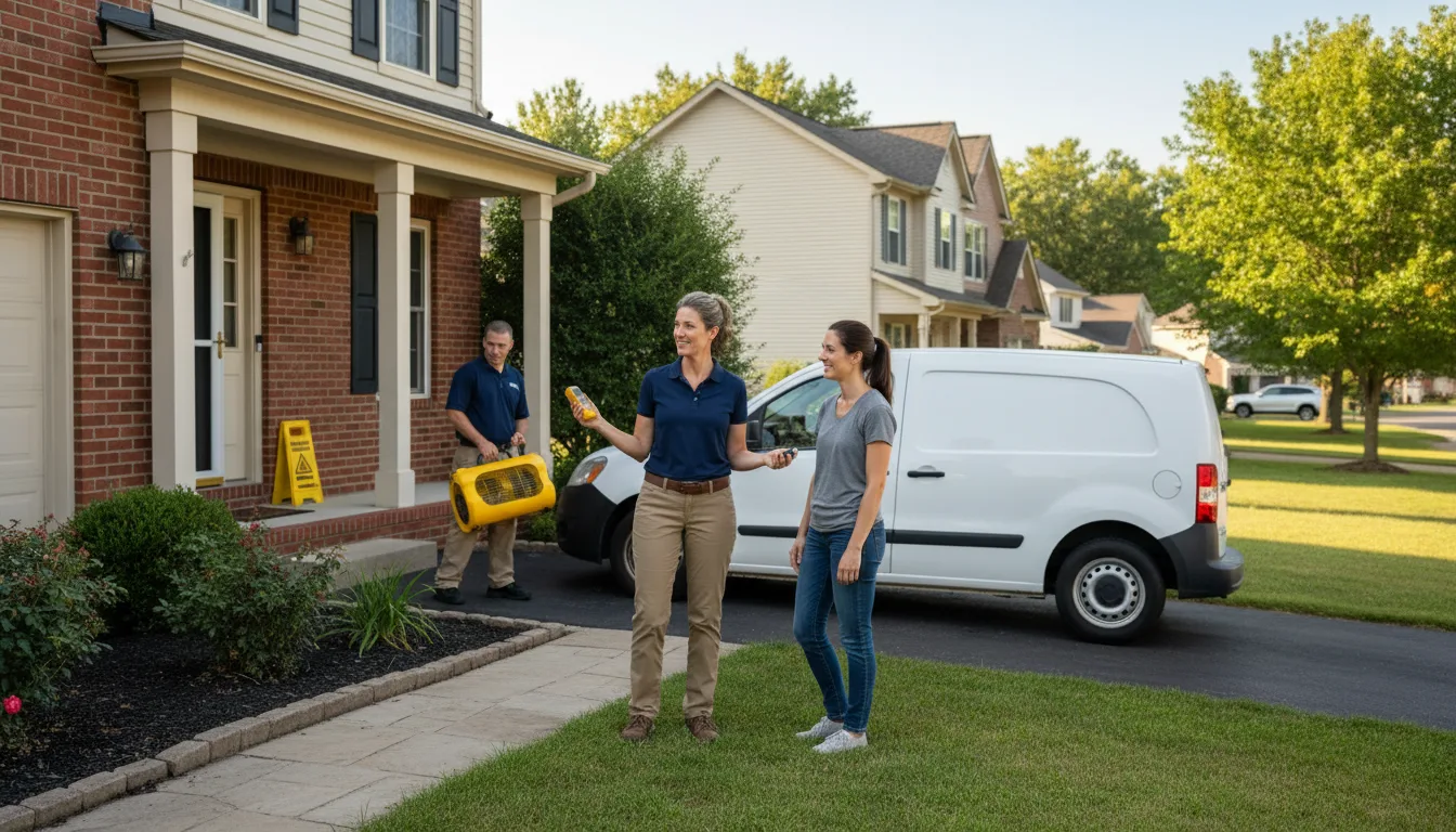 Water restoration image for Water Damage & Restoration Services in Zanesville, IN